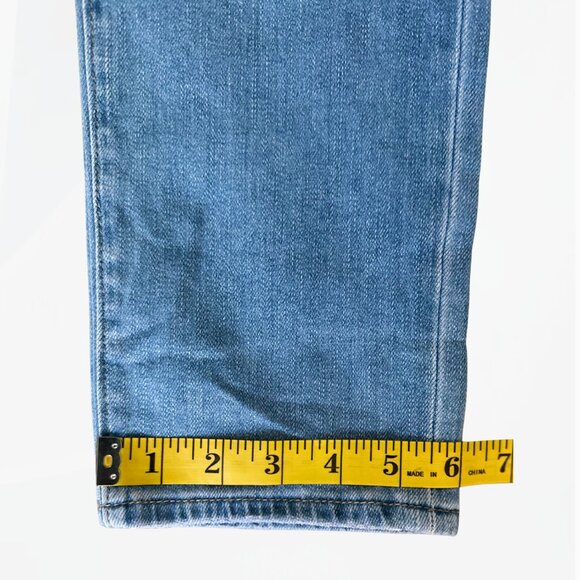 LOFT Modern Skinny Jeans Light Wash Blue Sz 2 Mid Rise Soft Denim Street Style - Picture 4 of 7